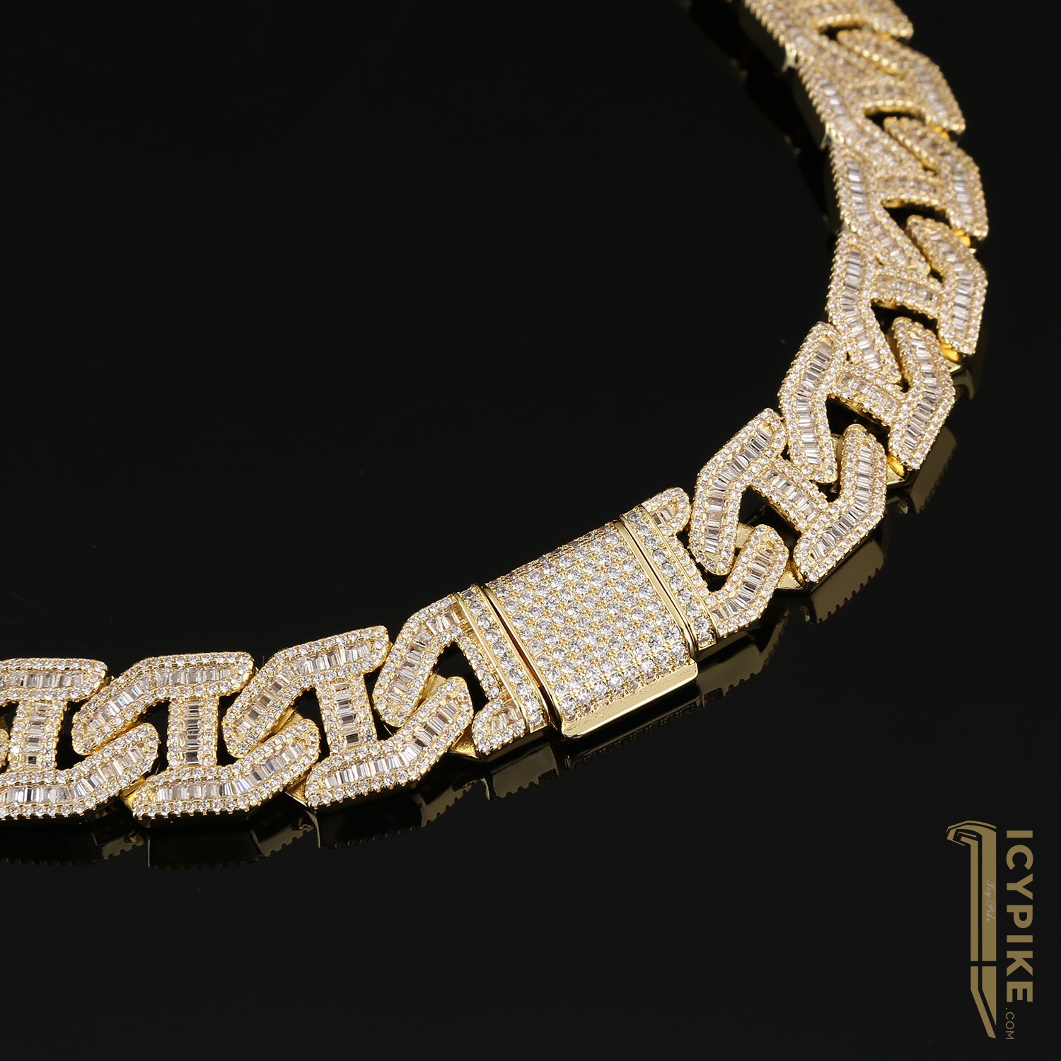 16.6mm 14K Gold Plated Cuban Link Chain - {{ cuban link}} Chain