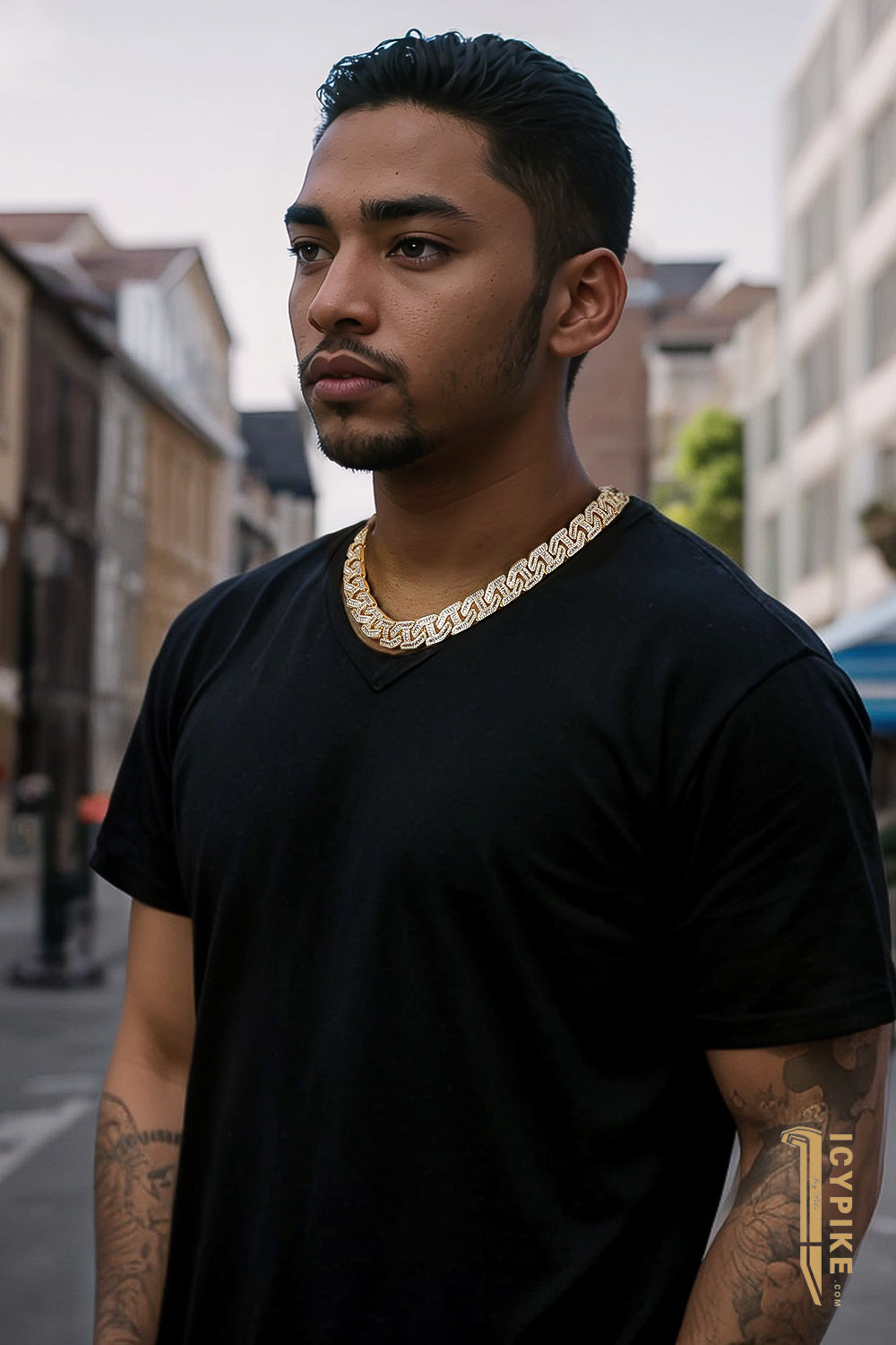 16.6mm 14K Gold Plated Cuban Link Chain - {{ cuban link}} Chain