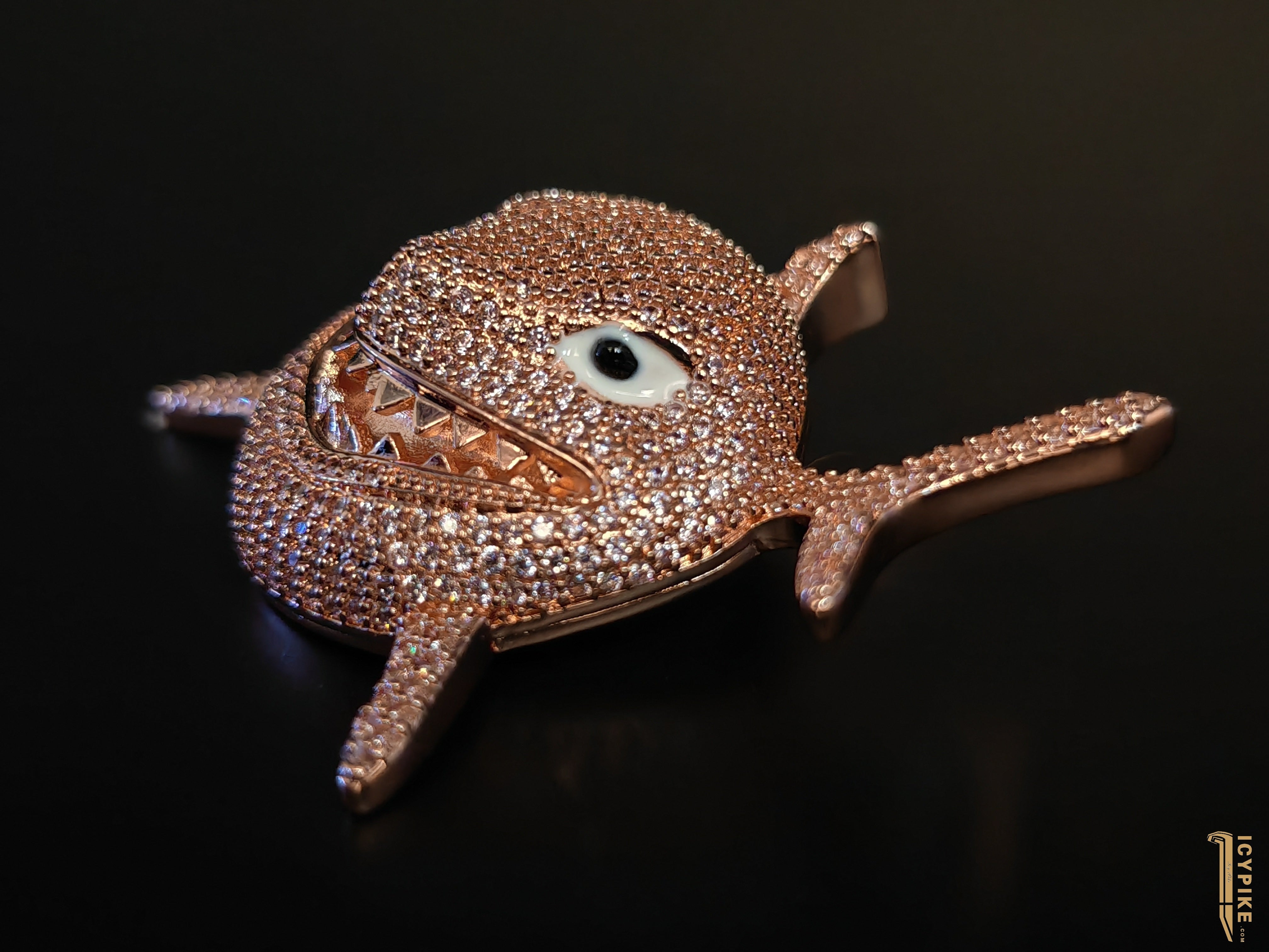 14K Gold Plated Shark Pendant 68mm*50mm*26mm - {{ cuban link}} Pendant