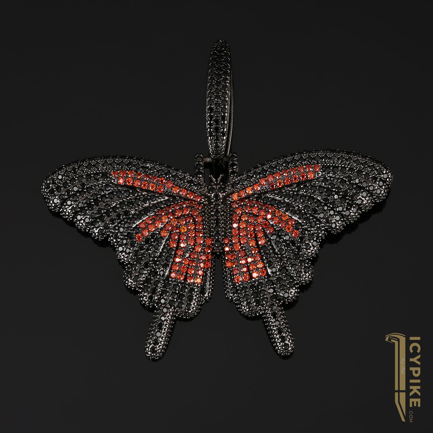 55mm*50mm*13mm 14K Gold Plated Butterfly Pendant - {{ cuban link}} Pendant
