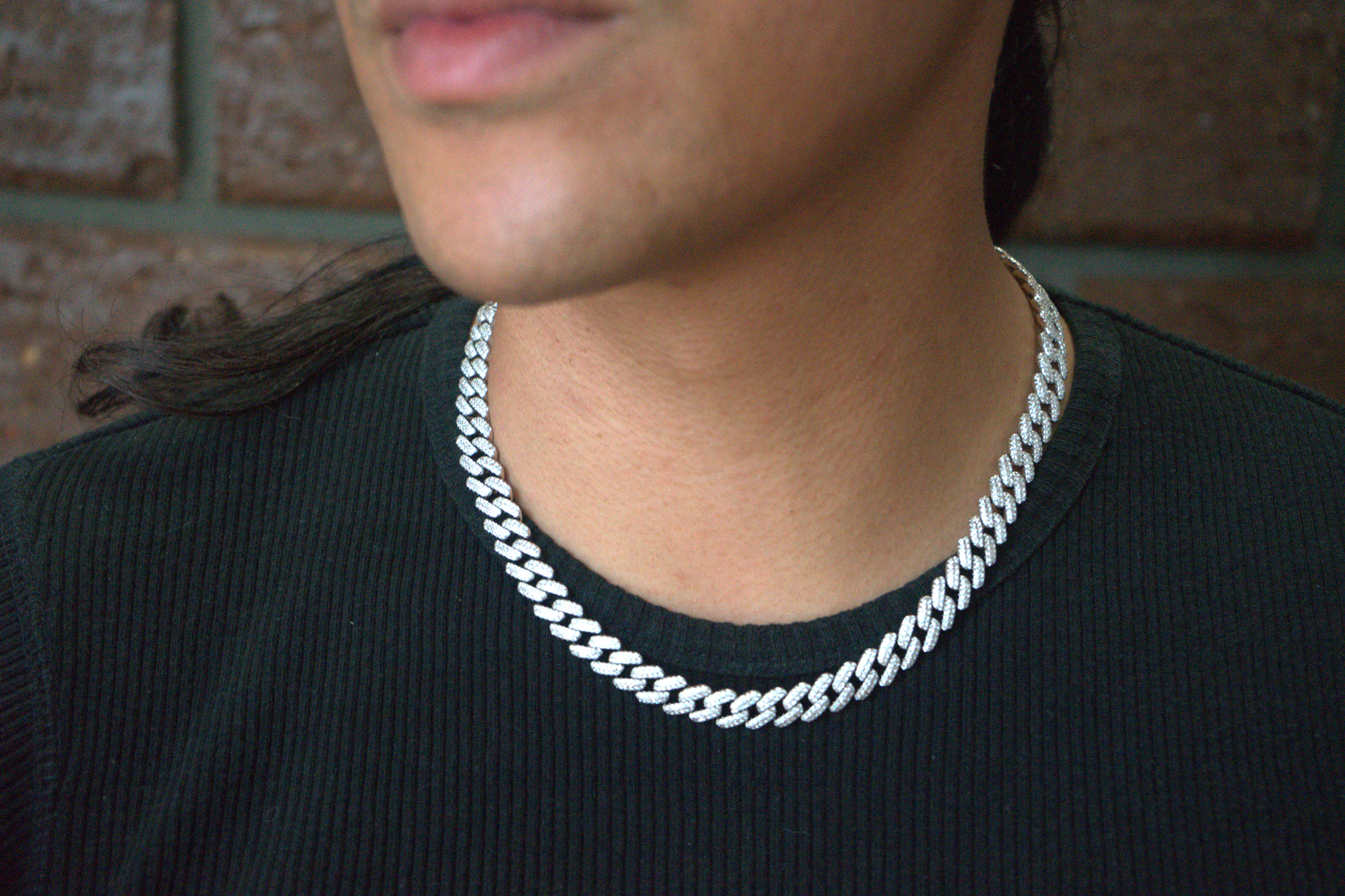 9mm 18K Gold Plated Cuban Link Chain