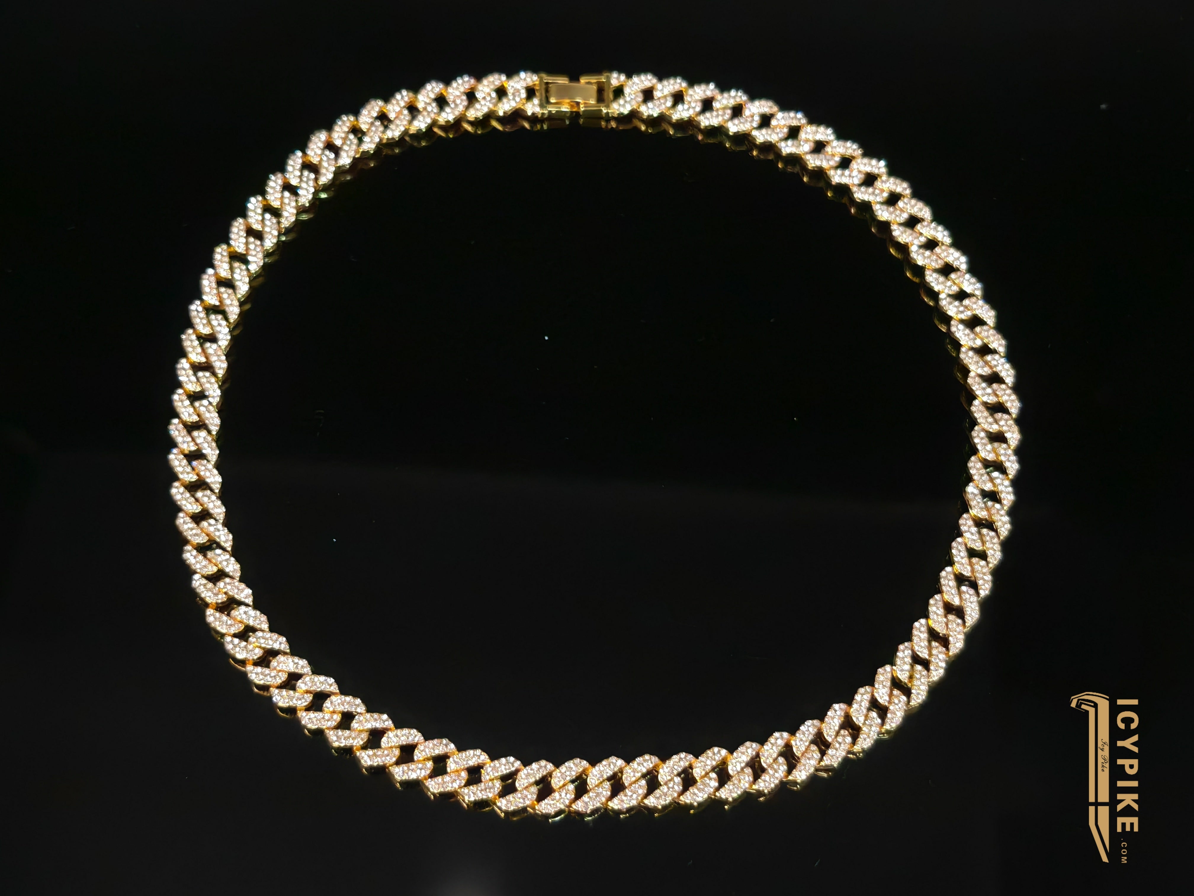 8.8mm Gold Plated Cuban Link Chain - {{ cuban link}} Chain
