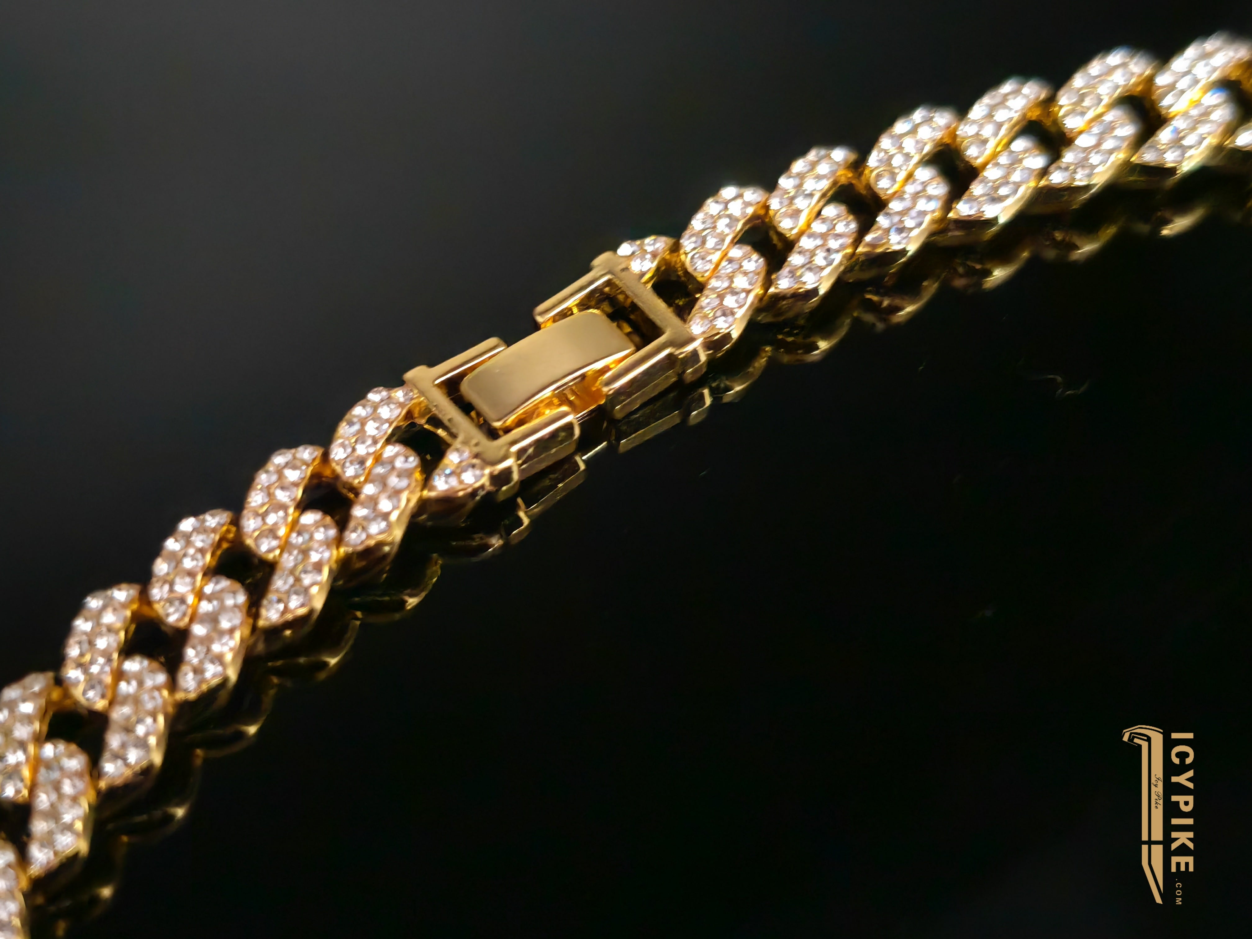 8.8mm Gold Plated Cuban Link Chain - {{ cuban link}} Chain