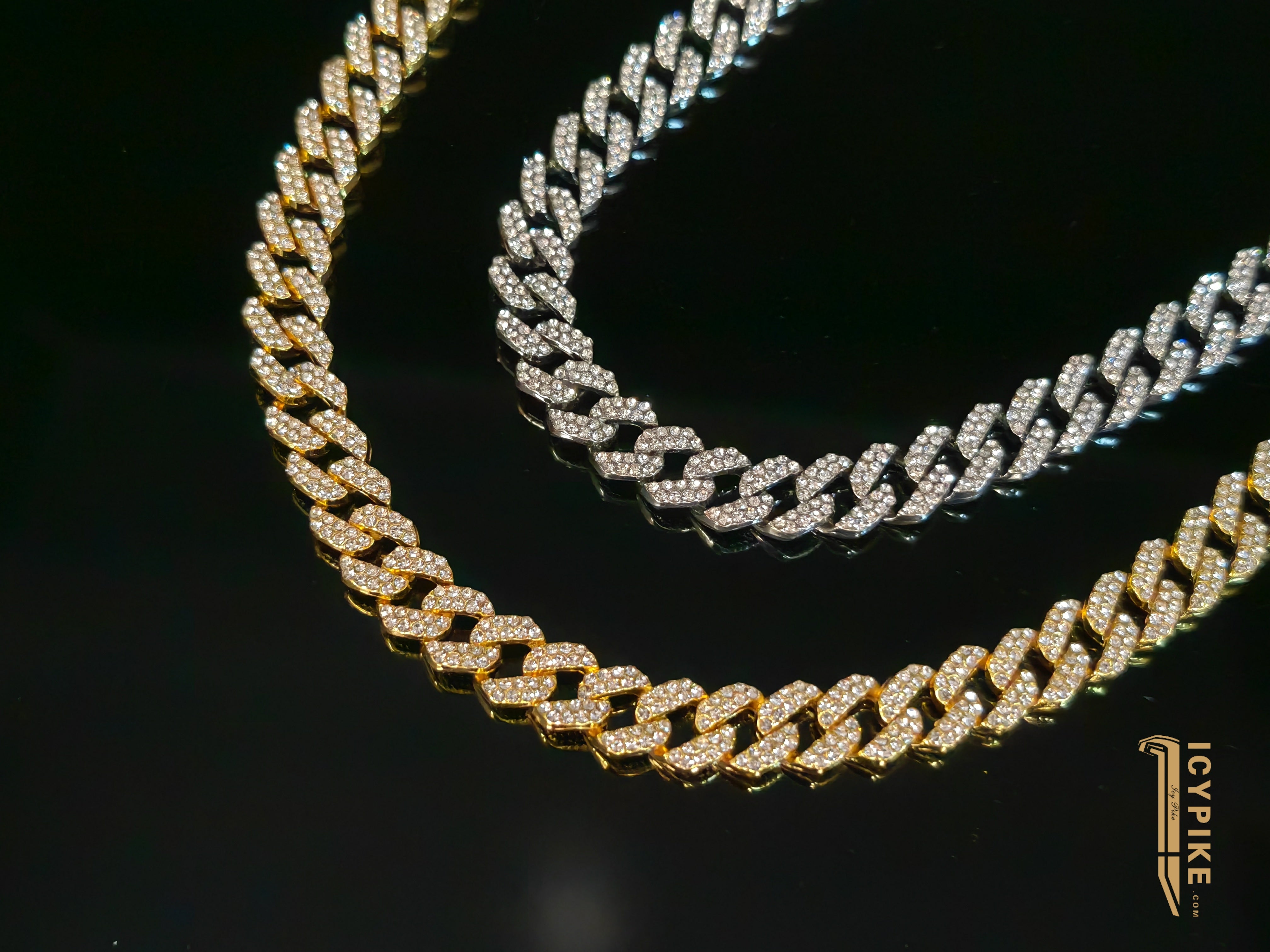 8.8mm Gold Plated Cuban Link Chain - {{ cuban link}} Chain