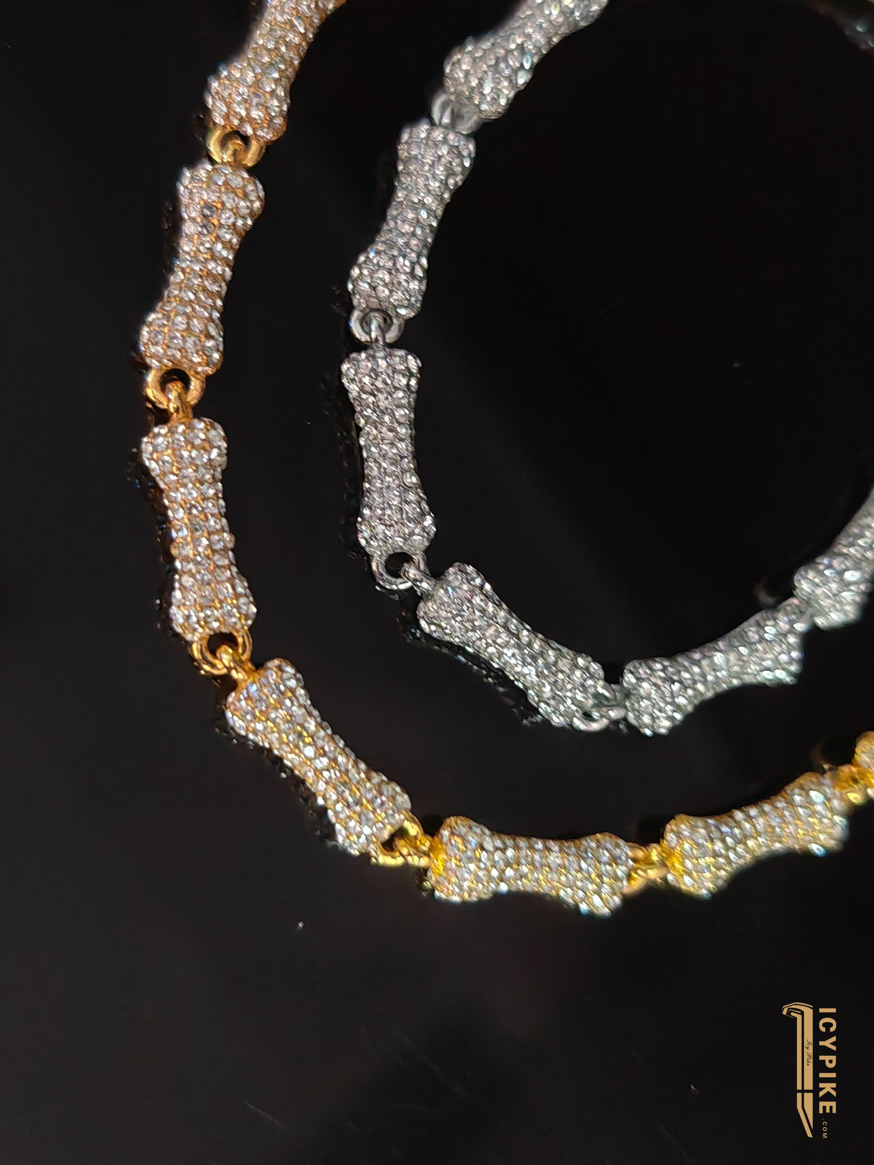 6.5mm Gold Plated Bone Bracelet - {{ cuban link}} Bracelet