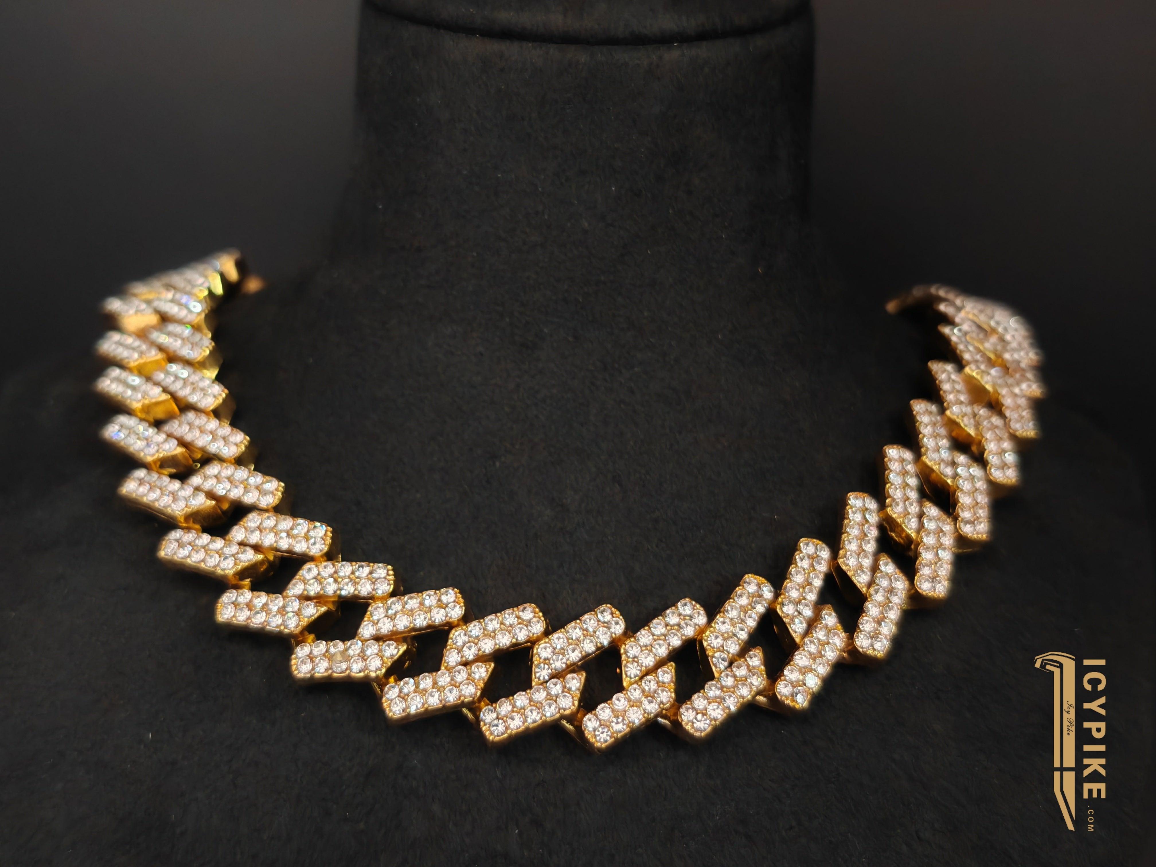 15mm Gold Plated Cuban Link Chain - {{ cuban link}} Chain