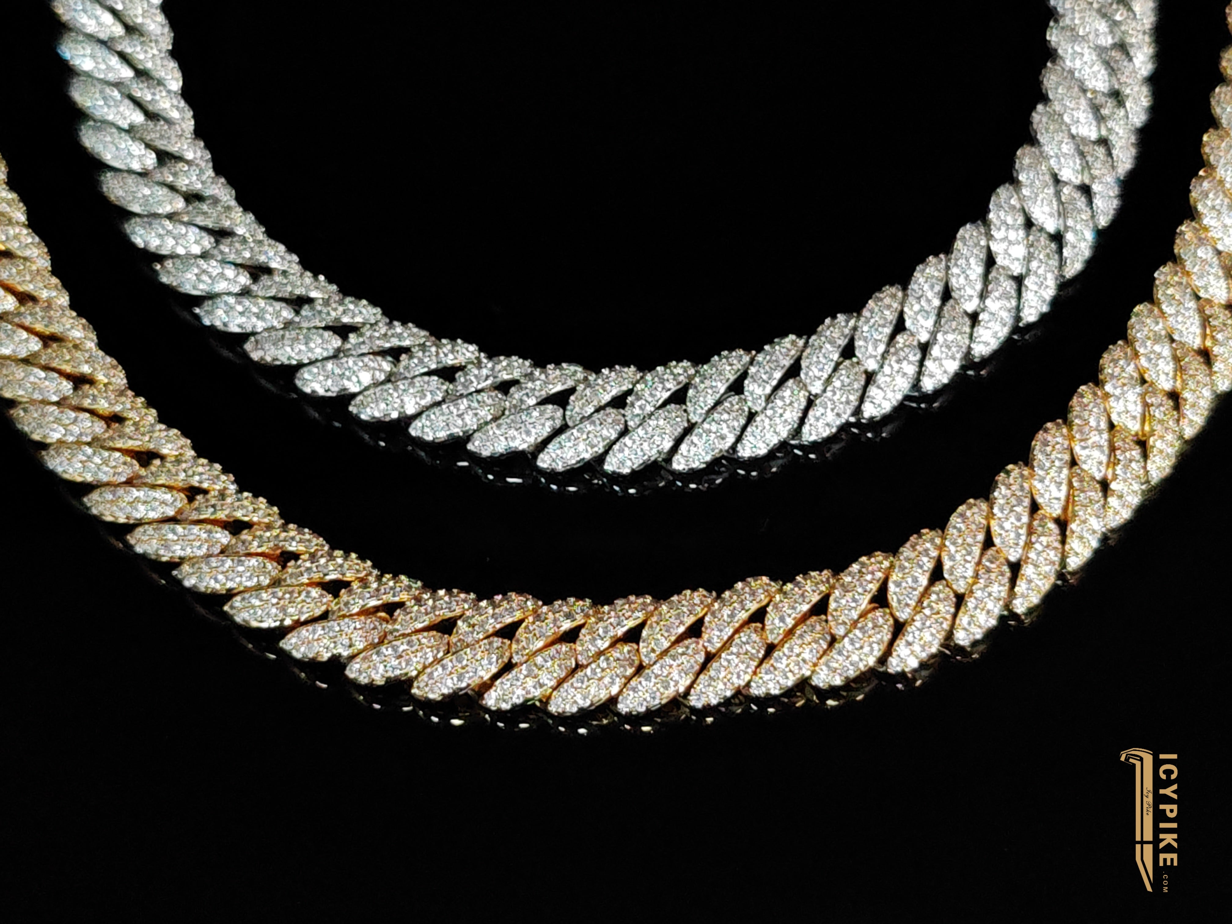 10MM 18K Gold DIAMOND CUBAN CHAIN IN GOLD - {{ cuban link}} Chain
