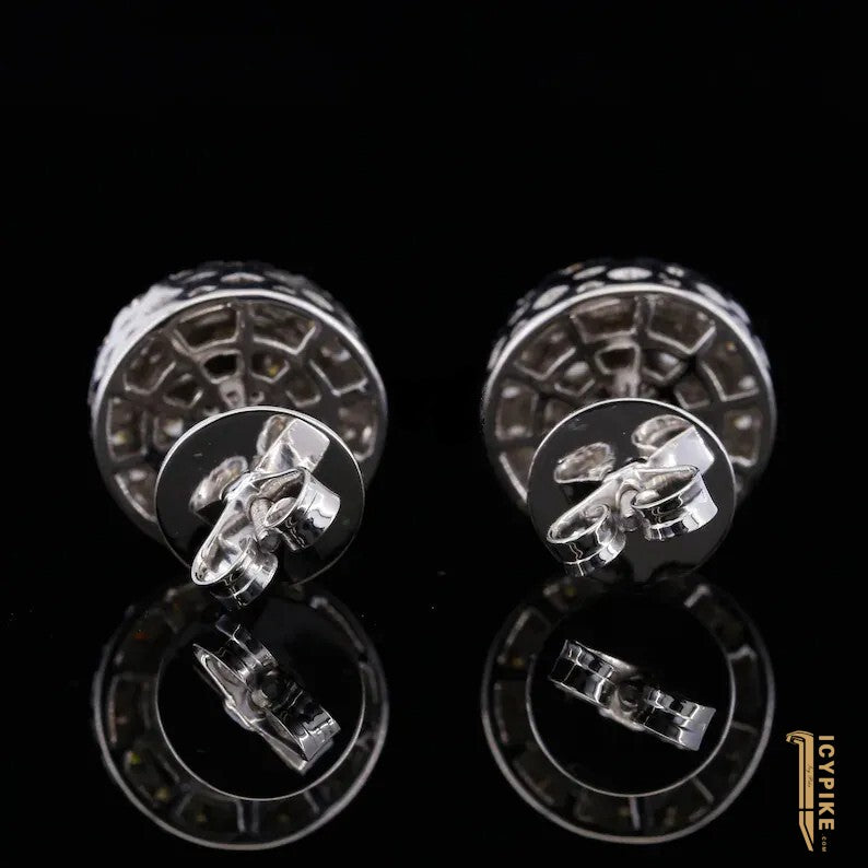 Custom Moissanite Earrings Iced Out Hip Hop Jewelry - {{ cuban link}} Earrings