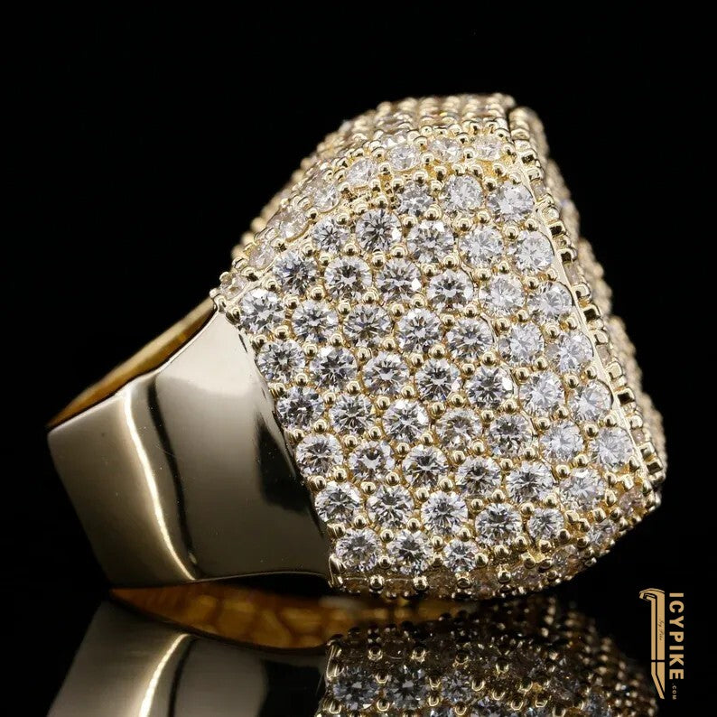 Ring Square Shaped - {{ cuban link}} Ring