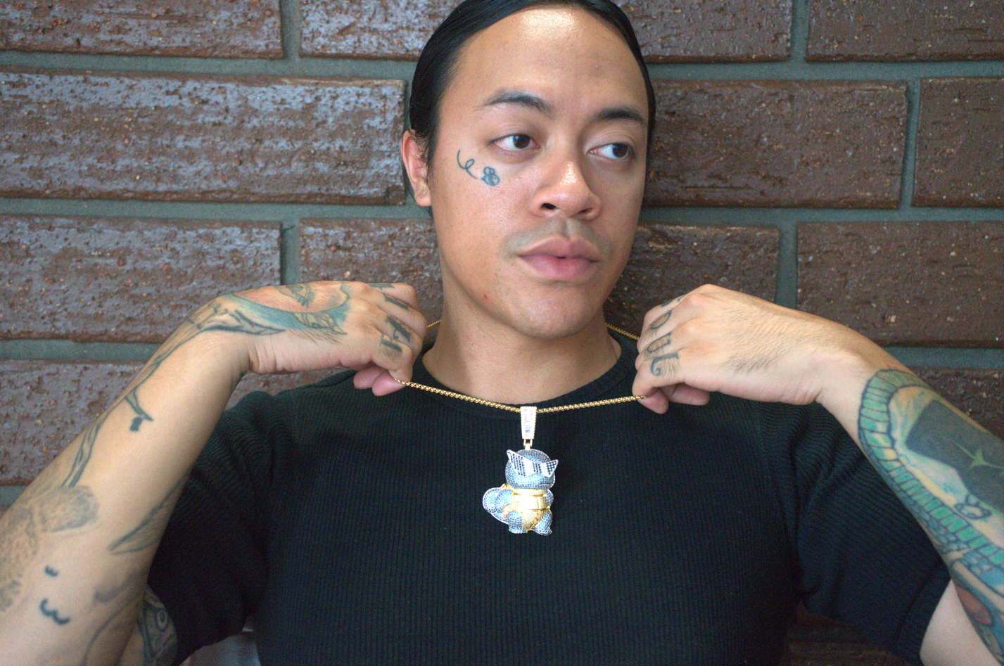 18K Gold Squirtle Pendant