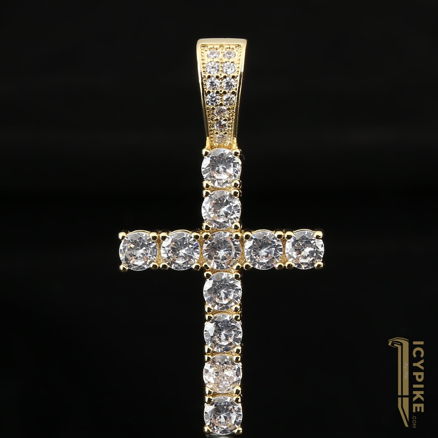 50mm*25mm*10mm 14K Gold Plated Cross Pendant - {{ cuban link}} Pendant