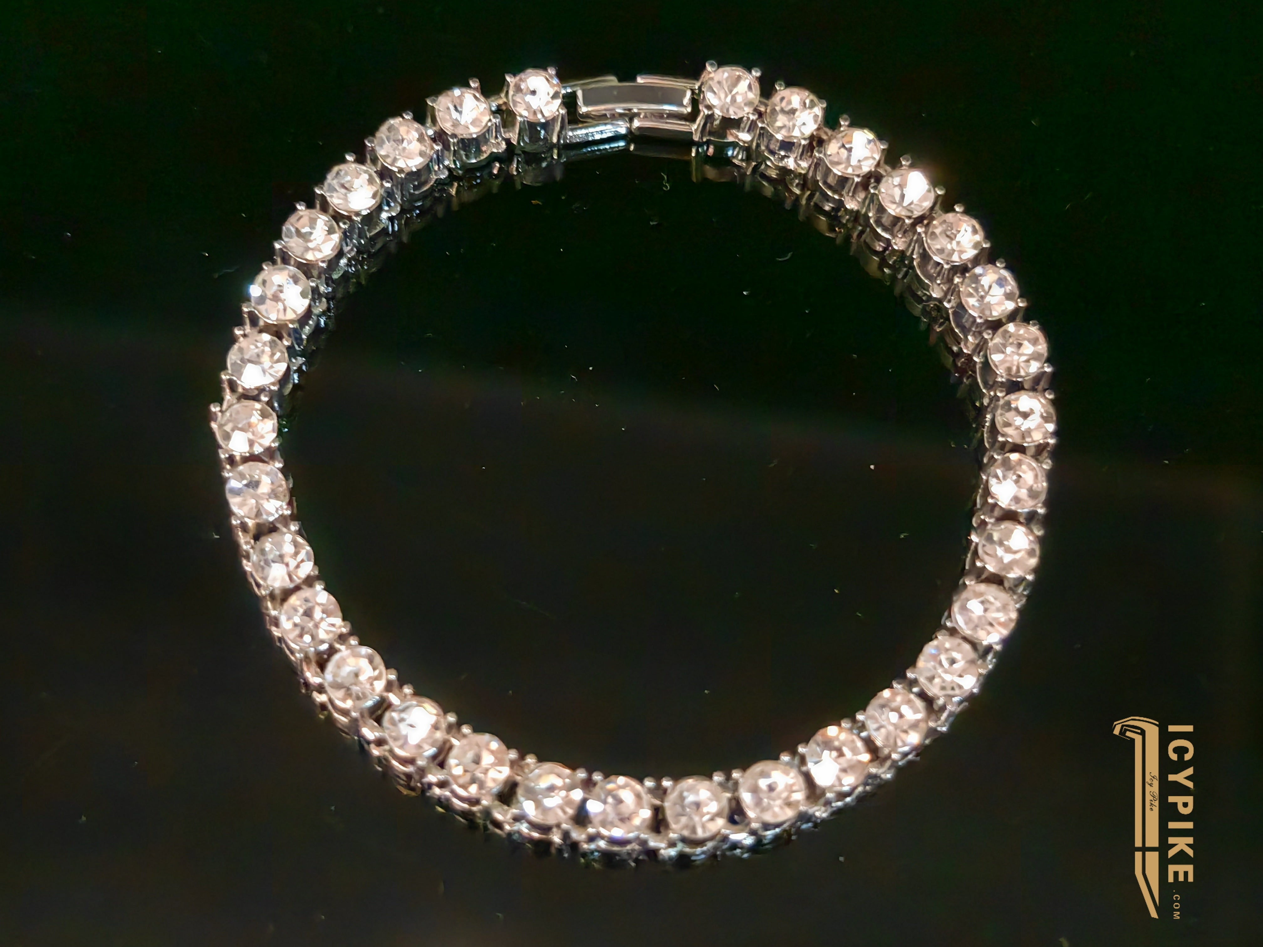 5mm Gold Plated Tennis Bracelet - {{ cuban link}} Bracelet
