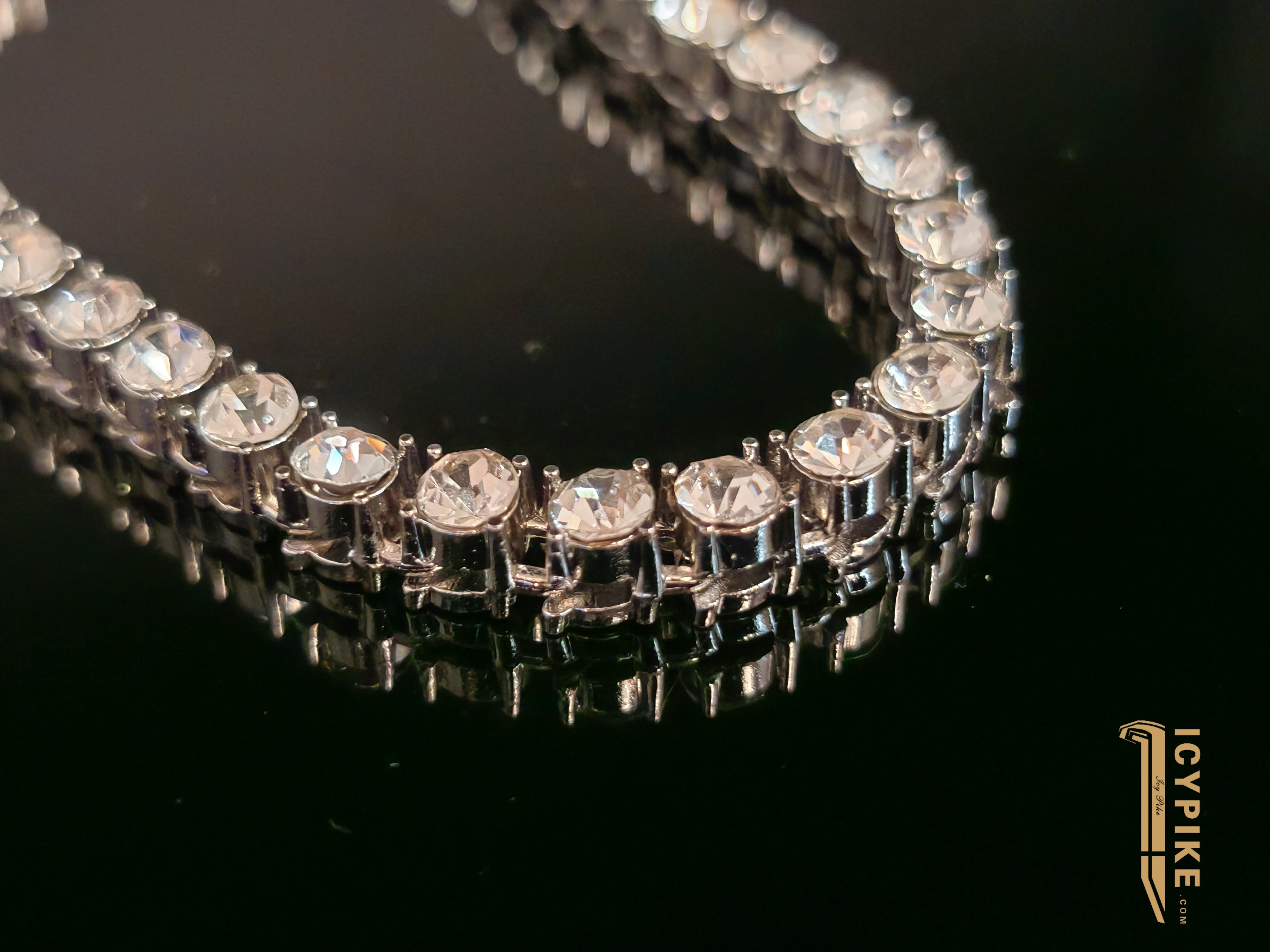 5mm Gold Plated Tennis Bracelet - {{ cuban link}} Bracelet