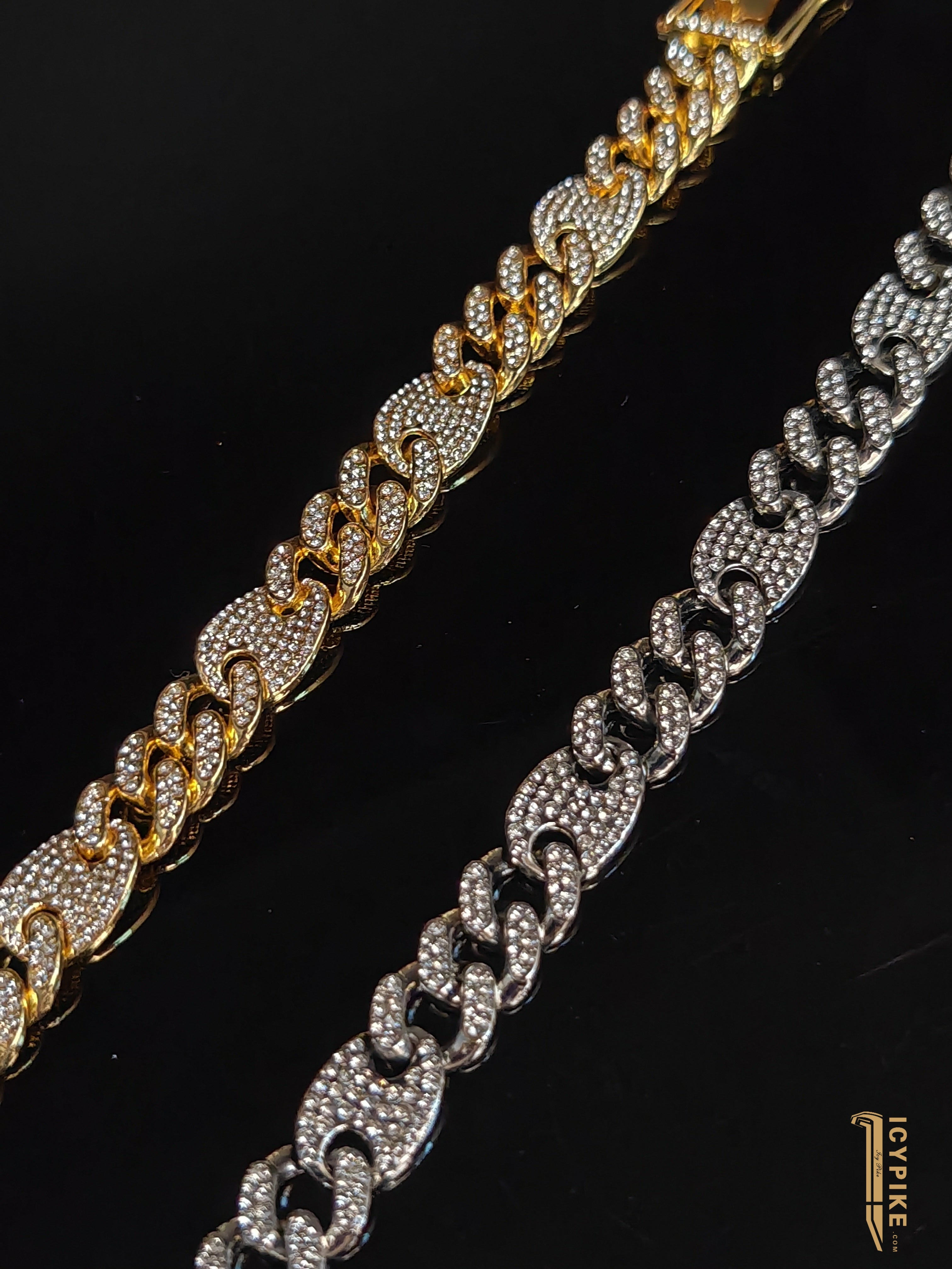 12mm Gold Plated Cuban Link Bracelet - {{ cuban link}} Bracelet