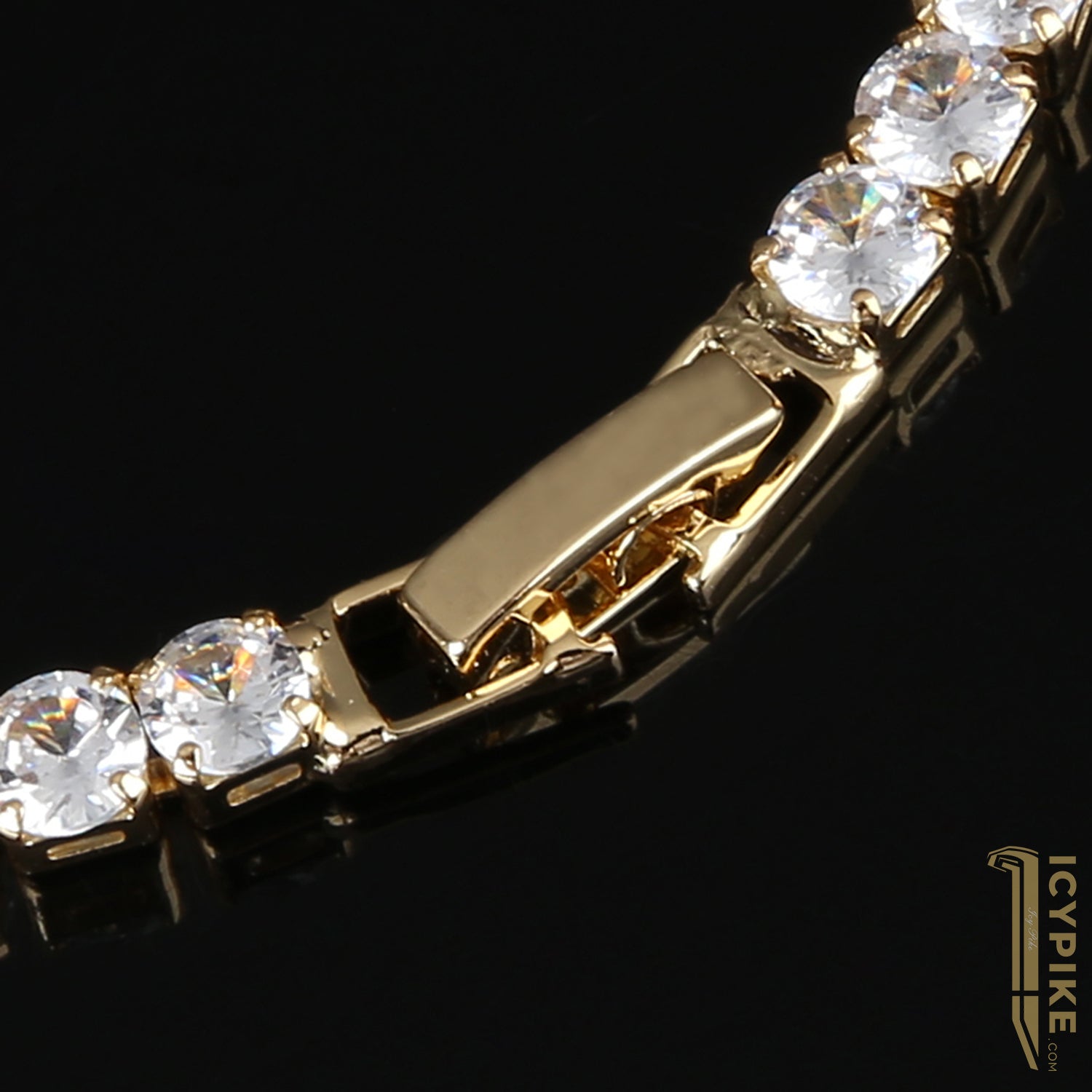 4mm Gold Plated Tennis Bracelet - {{ cuban link}} Bracelet