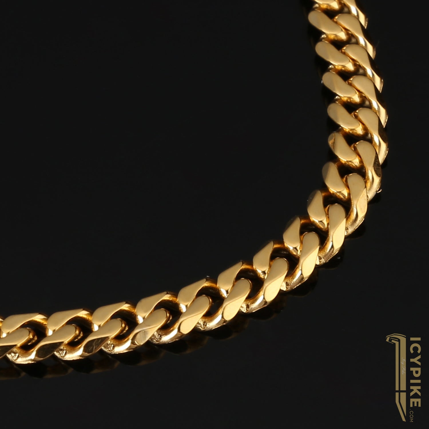 5mm Gold Plated Cuban Link Chain - {{ cuban link}} Chain