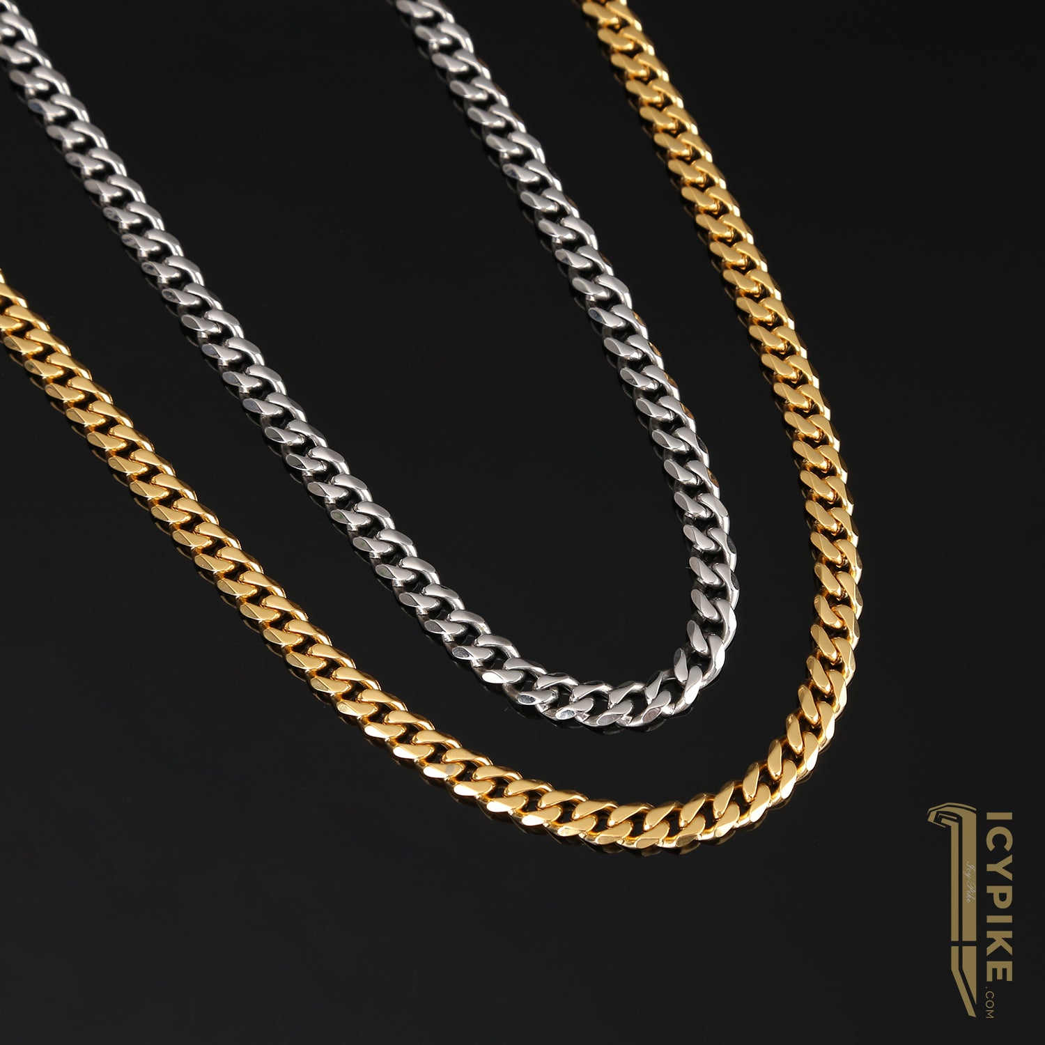 5mm Gold Plated Cuban Link Chain - {{ cuban link}} Chain