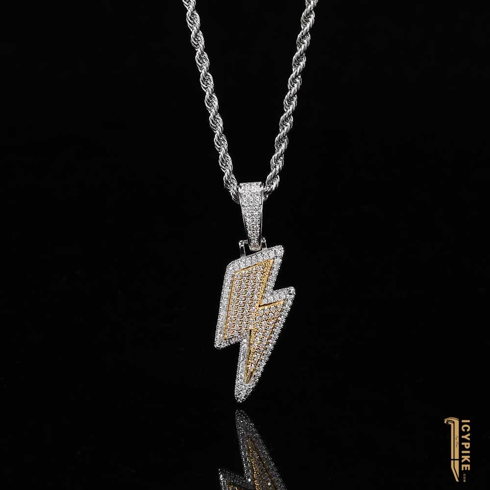 18K Gold Plated Flash Pendant - {{ cuban link}} Pendant
