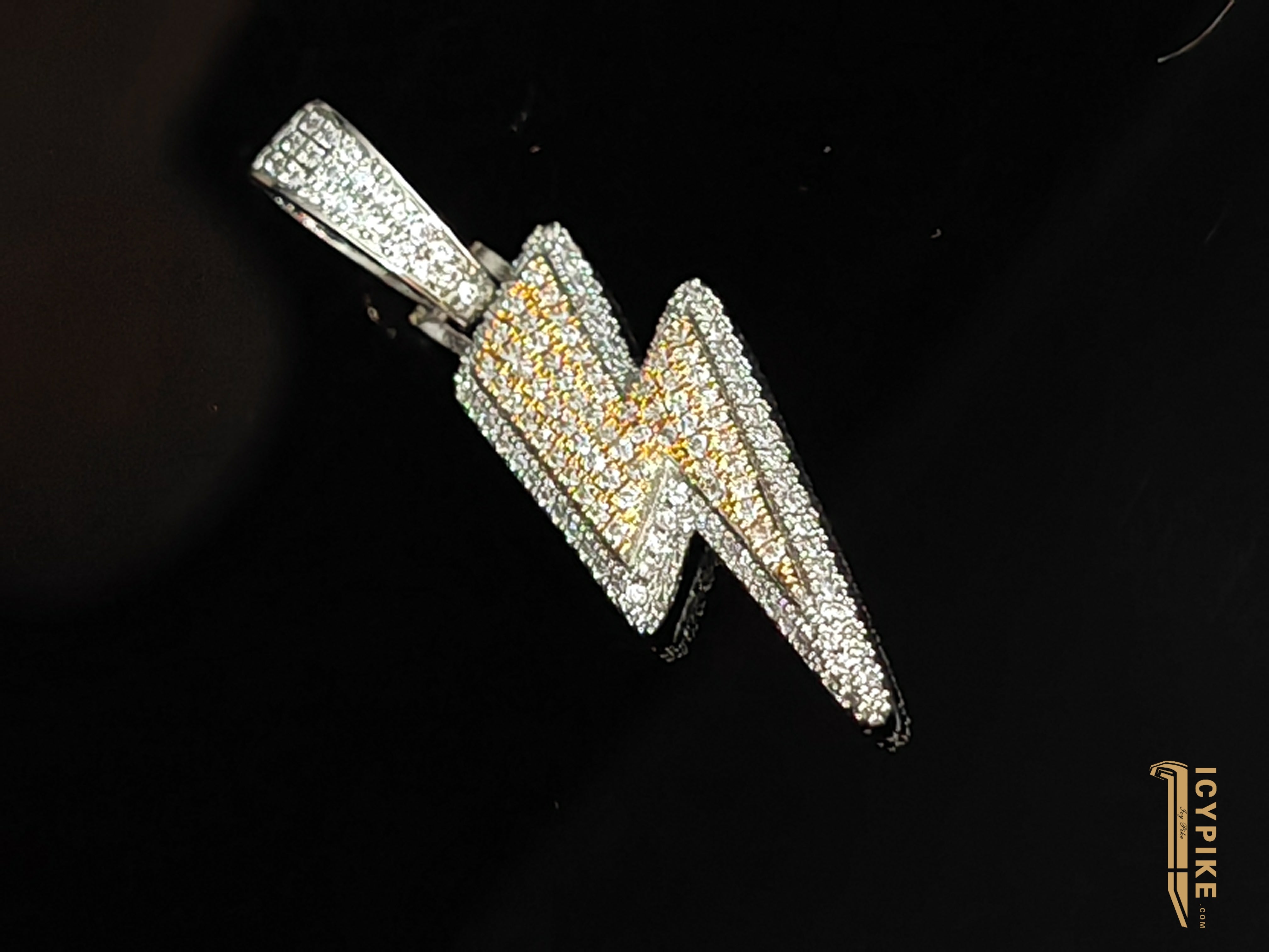 18K Gold Plated Flash Pendant - {{ cuban link}} Pendant