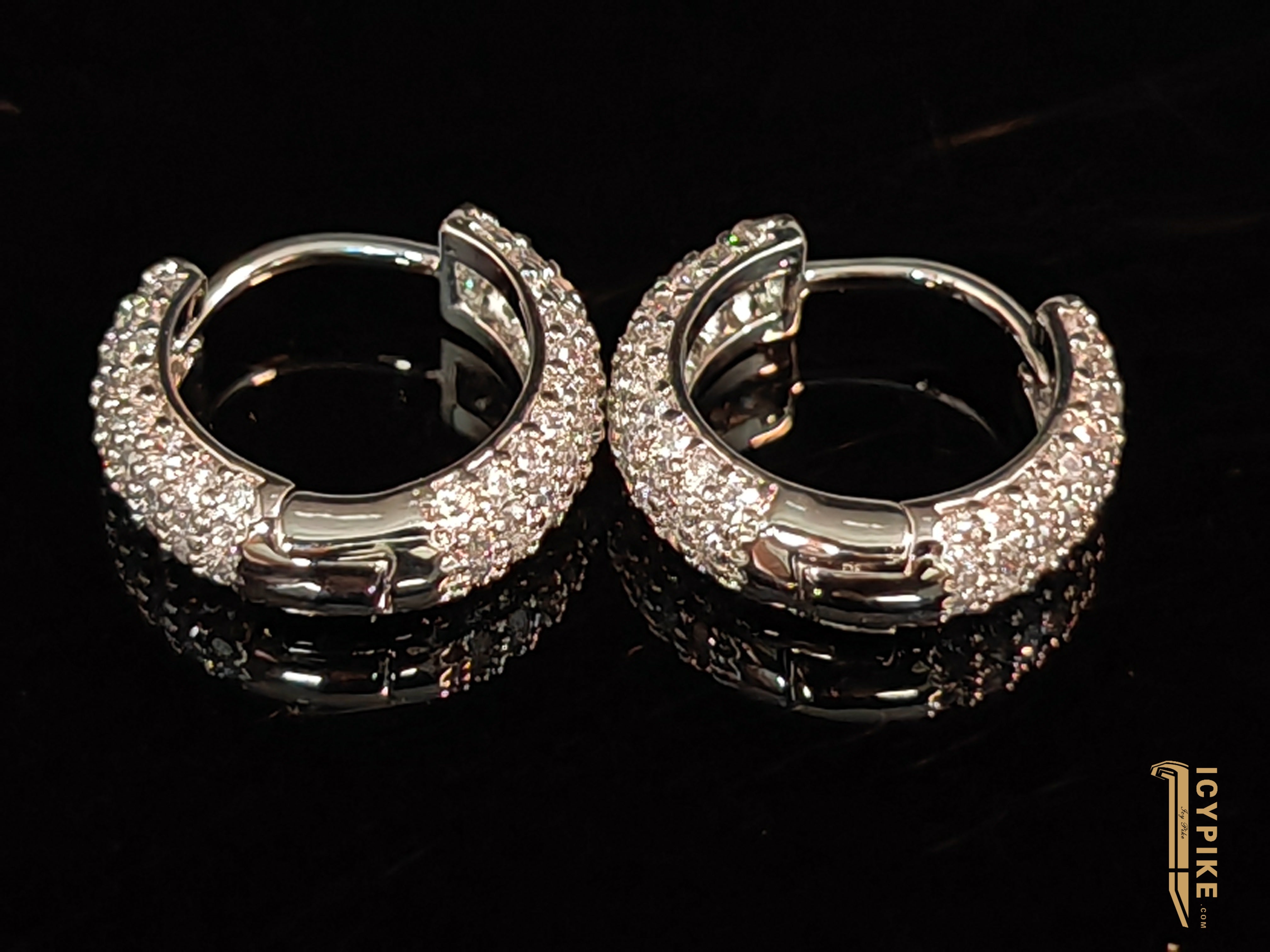 ICYPIKE 18K Gold Plated Loop Earrings - {{ cuban link}} Earrings