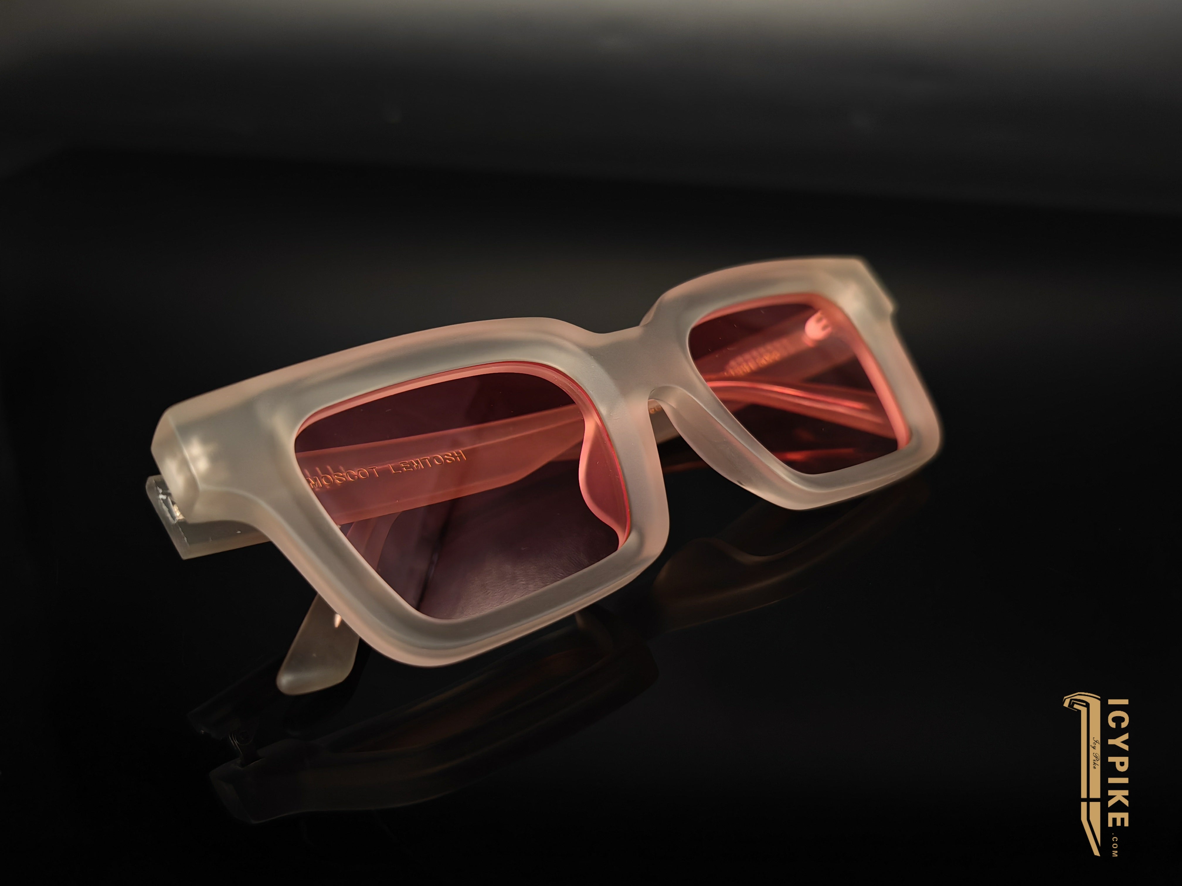 ICYPIKE RED LENS FASHION SUNGLASSES - {{ cuban link}}