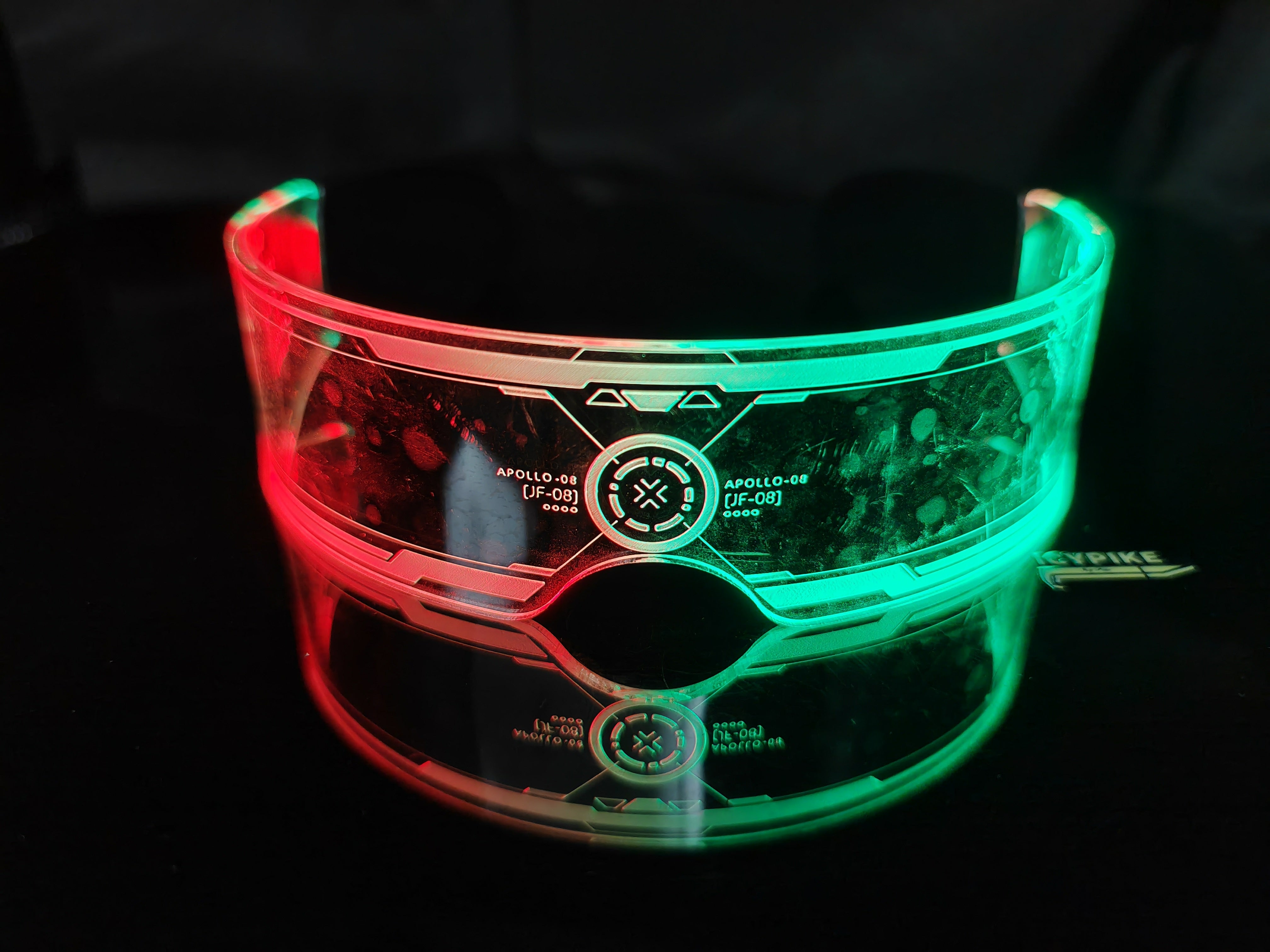 ICYPIKE CYBERPUNK STYLE FASHION NIGHT LIGHT GLASSES - {{ cuban link}} Sunglasses