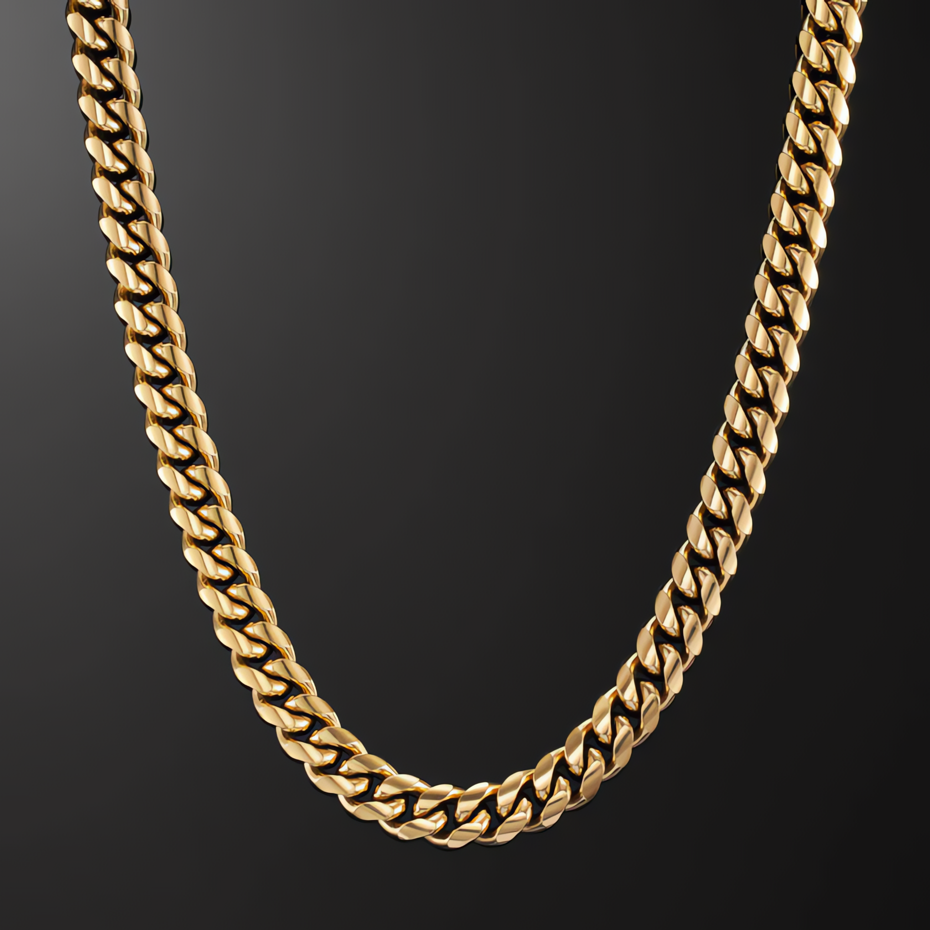 12mm Cuban in 18k Gold Plated Cuban Chain