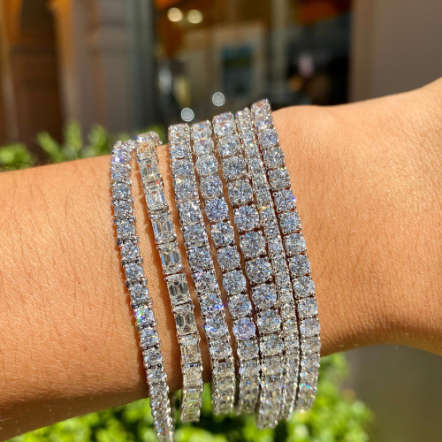 S925 MOISSANITE TENNIS BRACELET