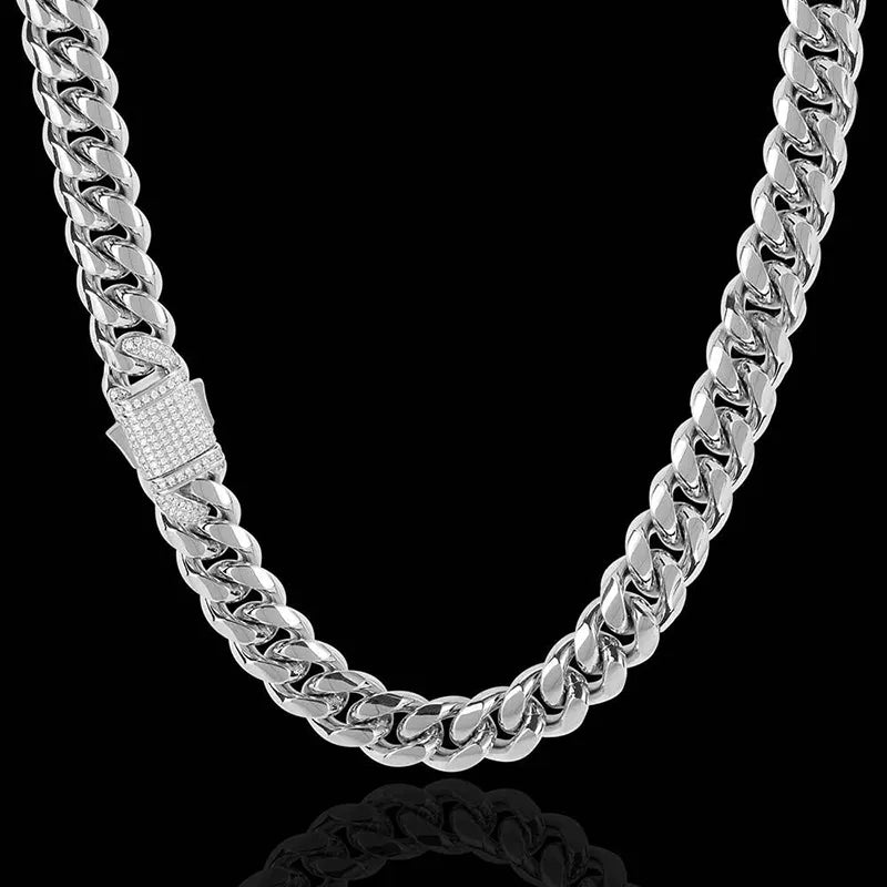 12mm Cuban in 18k Gold Plated Cuban Chain