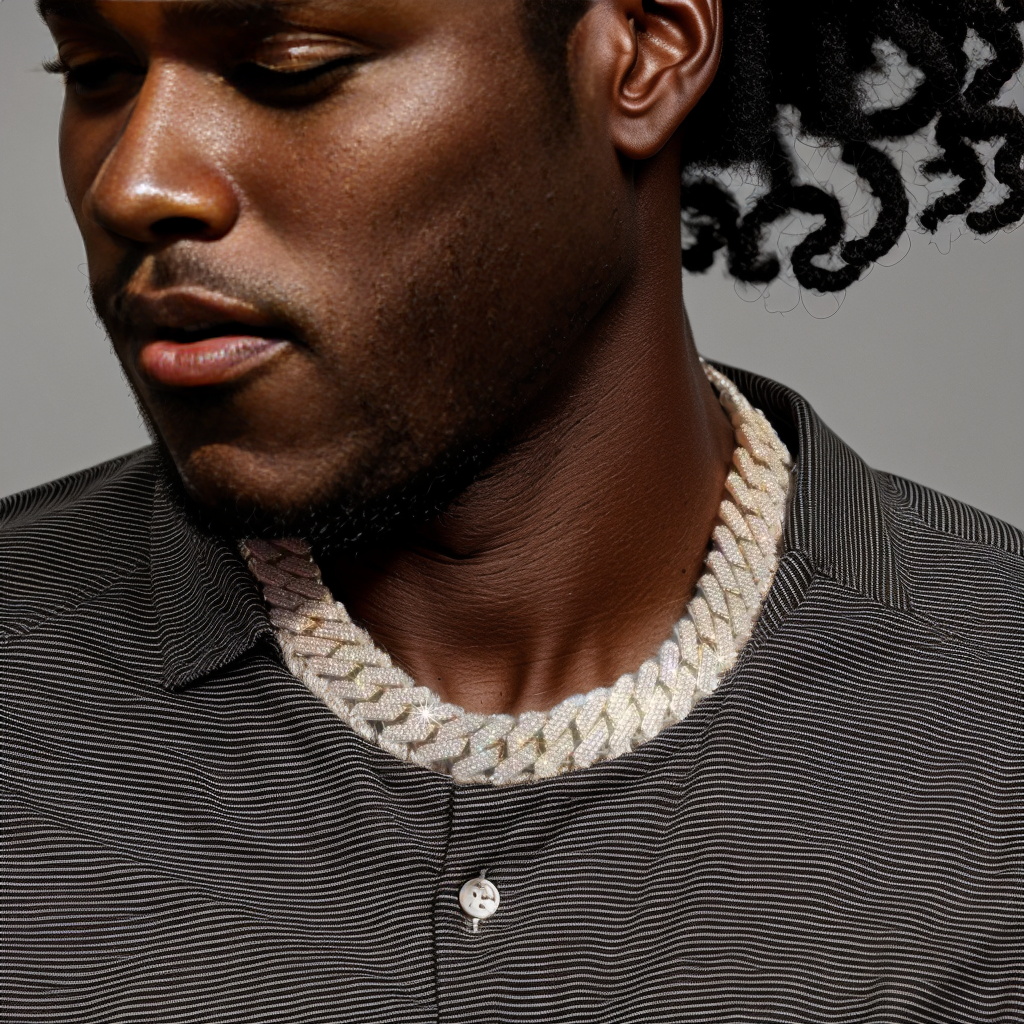 20mm 18K Gold Plated Cuban Link Chain