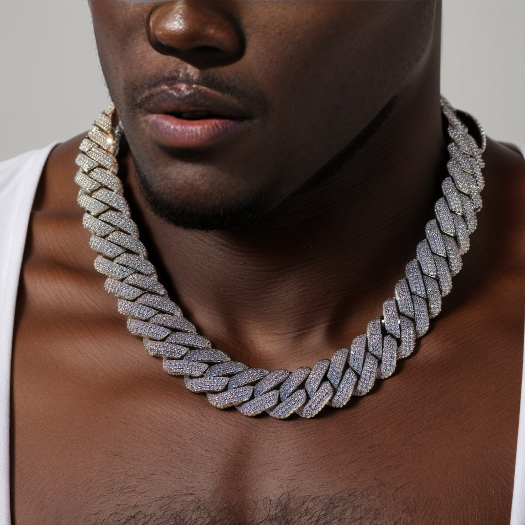 20mm 18K Gold Plated Cuban Link Chain