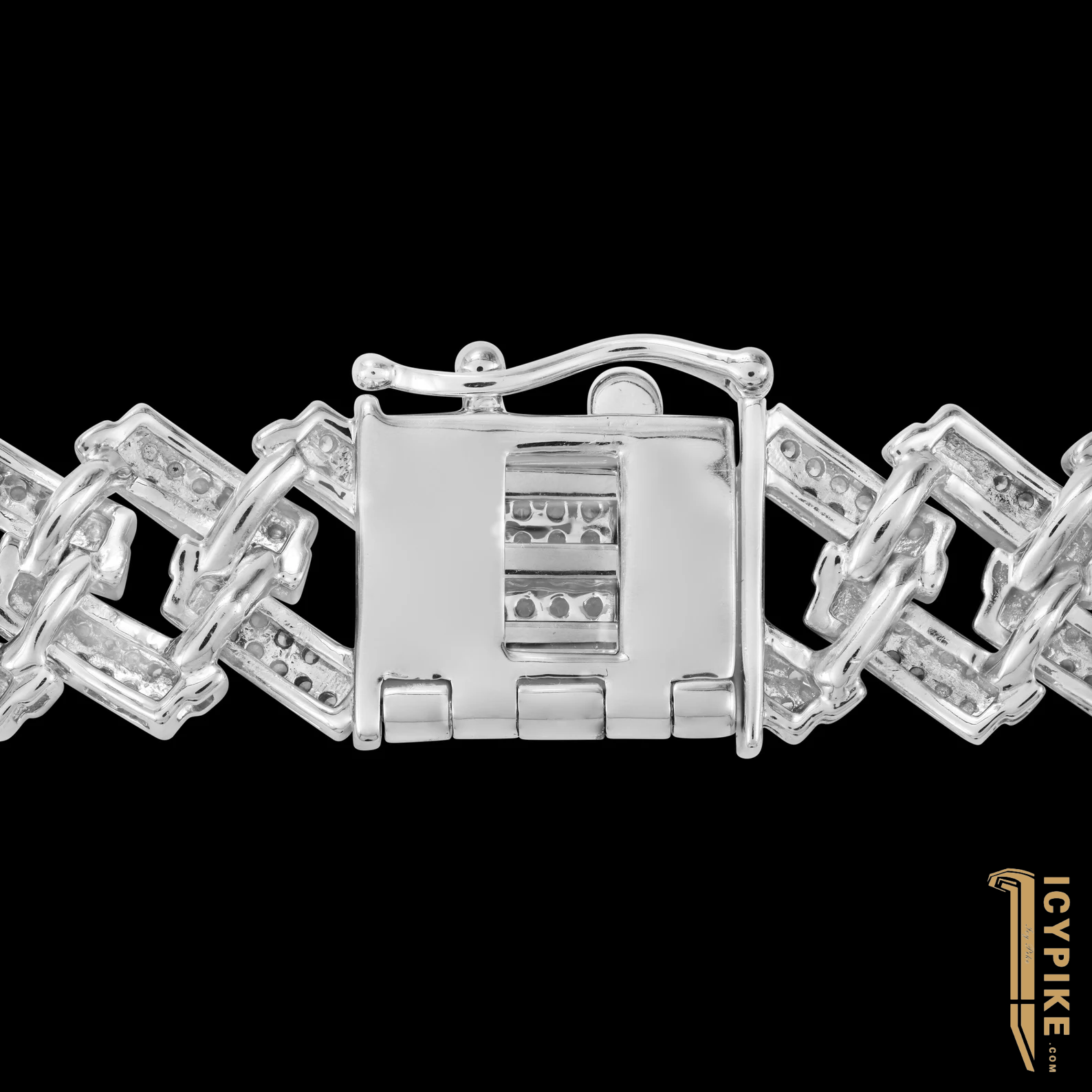 11mm ALL OPTION Natural Diamond PRONG SETTING CUBAN LINK - {{ cuban link}} Chain