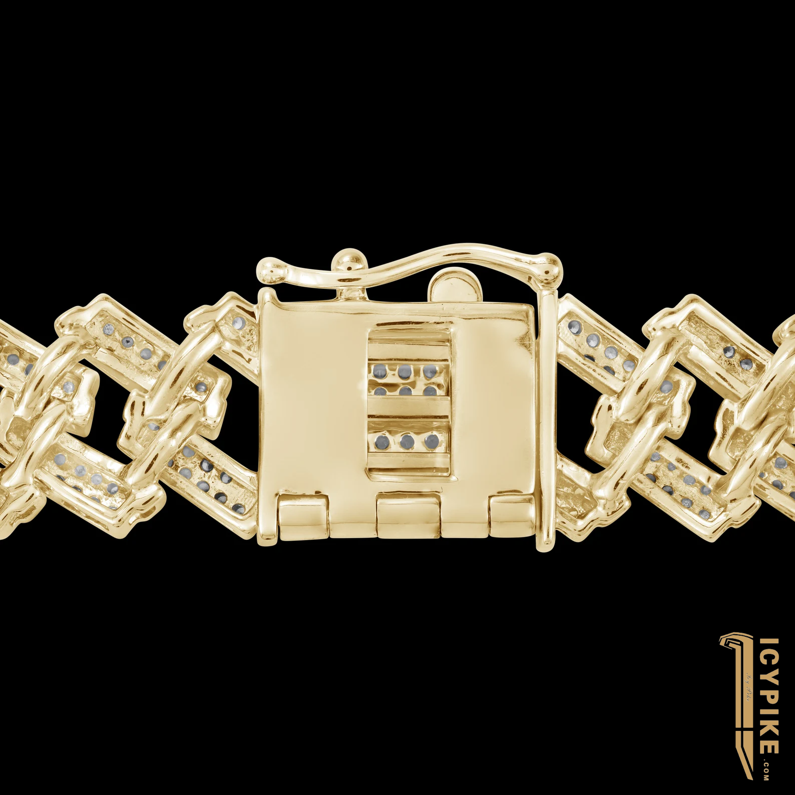 11mm ALL OPTION Natural Diamond PRONG SETTING CUBAN LINK - {{ cuban link}} Chain