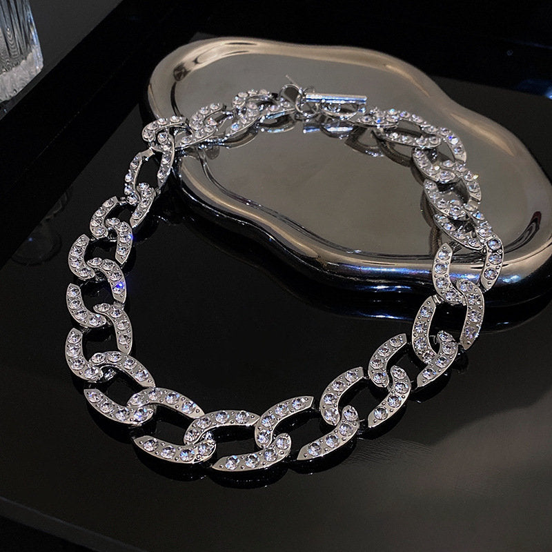 20mm Gold Plated Oval Iced Cuban Chain - {{ cuban link}} Chain