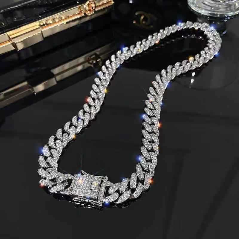 20mm Gold Plated Full Iced Cuban Chain - {{ cuban link}} Chain